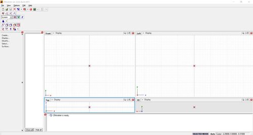 Рабочее окно программы ZModeler 2.0.8 (Build 897)