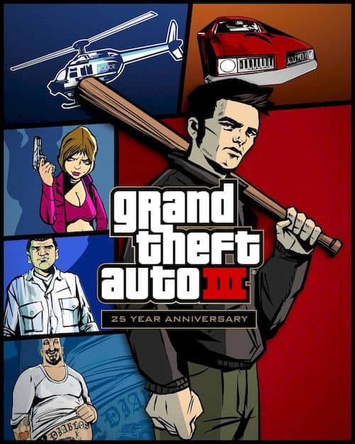 Grand Theft Auto III исполнилось 25 лет!