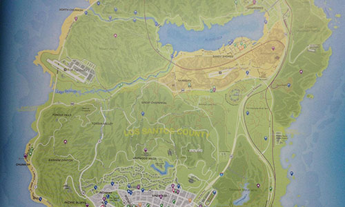 Официальная карта Grand Theft Auto 5