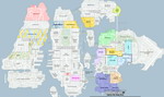 Territories by gangs