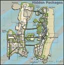 Карта скрытых пакетов в GTA: Vice City