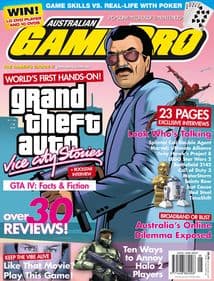 Обложка журнала Australian Game Pro с обзором GTA: Vice City Stories