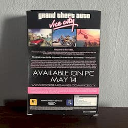 Коробка от CD-диска с бонусами EB Games — вид сзади