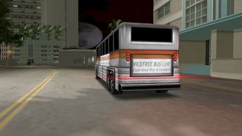 Работа водителя автобуса Coach в GTA: Vice City