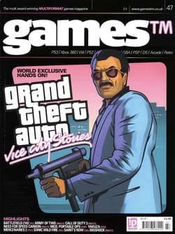 Обложка журнала GamesTM с GTA: Vice City Stories