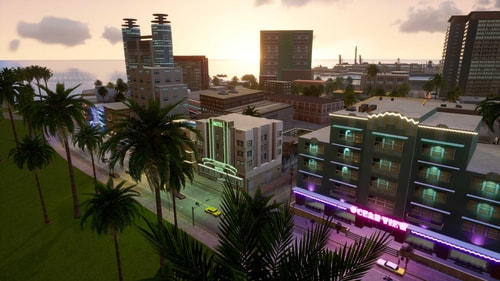Вид на Ocean Beach в GTA: Vice City