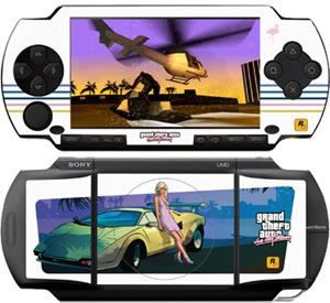 Эксклюзивный скин для PSP с темой GTA: Vice City Stories от GAME