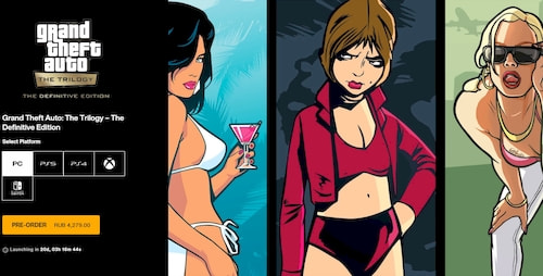 Rockstar открыли предварительные заказы на GTA Trilogy — 4К-гейминг во всей красе!