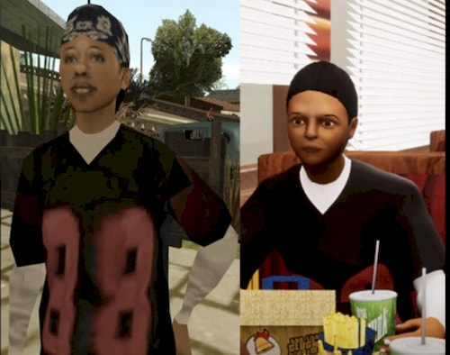Подружка CJ Дениз рассердилась на свой облик в переиздании трилогии GTA