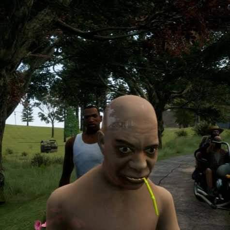 Пустая голова того самого урода из GTA: San Andreas