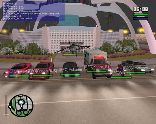 Гоночное подразделение EFO в MTA: Race